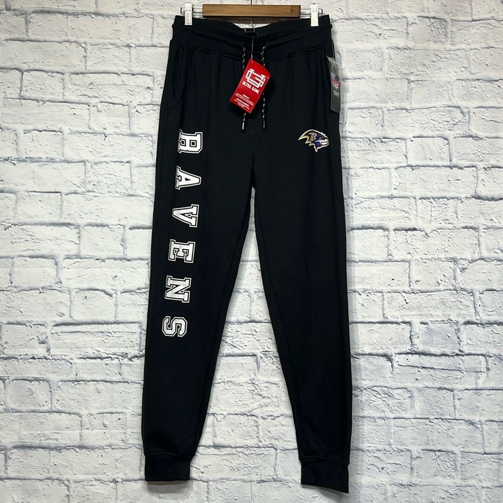 NWT-Ultra Game NFL Men's Active Super Soft Fleece Game Day Jogger Sweatpants